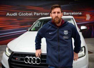Vídeo: ¿Qué consejos dan los hackers a Messi para proteger su coche? Leo Messi posa en una foto frente a su nuevo Audi SQ7 de color blanco
