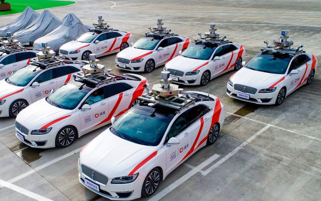 Imagen de los Taxis autónomos de Didi Chuxing