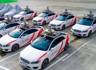 Los taxis autónomos empiezan a tomar Shanghái Imagen de los Taxis autónomos de Didi Chuxing