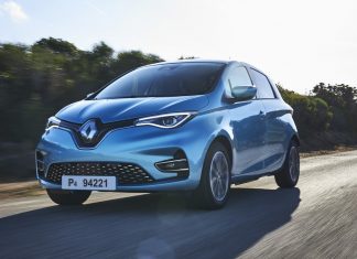 Actualización: el Renault ZOE 2019 ya tiene precio Imagen del Renault Zoe 2020 de color azul en carretera