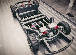 ¿Quieres construirte un supercoche eléctrico? Imagen de la Plataforma Karma de alto rendimiento