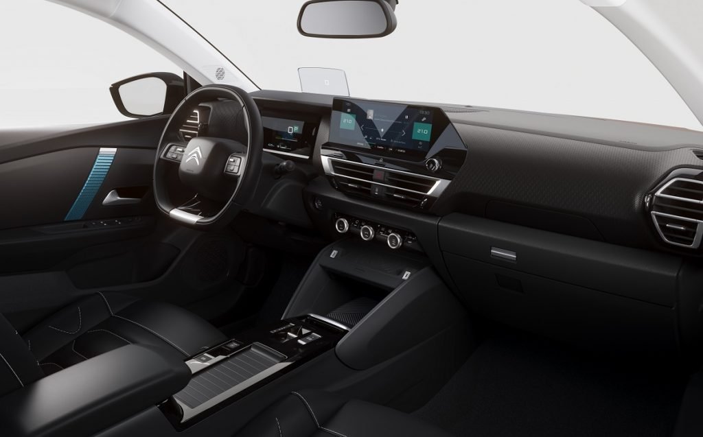 Imagen interior del nuevo Citroën C4