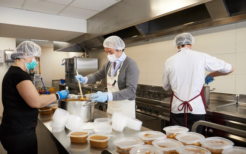 Imagen de la cocina de Porsche Ibérica