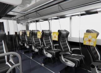 Torsus Praetorian: El autobús que evita el contagio de Covid Interior del Torsus Praetorian anti-Covid