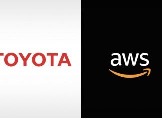 Toyota deja su ‘big data’ en manos de Amazon Logotipos de Toyota y Amazon Web Services