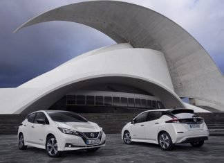 ¿Eres un buen usuario de eléctricos, según Nissan? Nissan Leaf tres cuartos frontal trasera