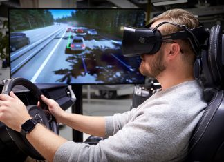 El simulador de Volvo que ayuda a salvar vidas Un ingeniero en el Simulador de Volvo