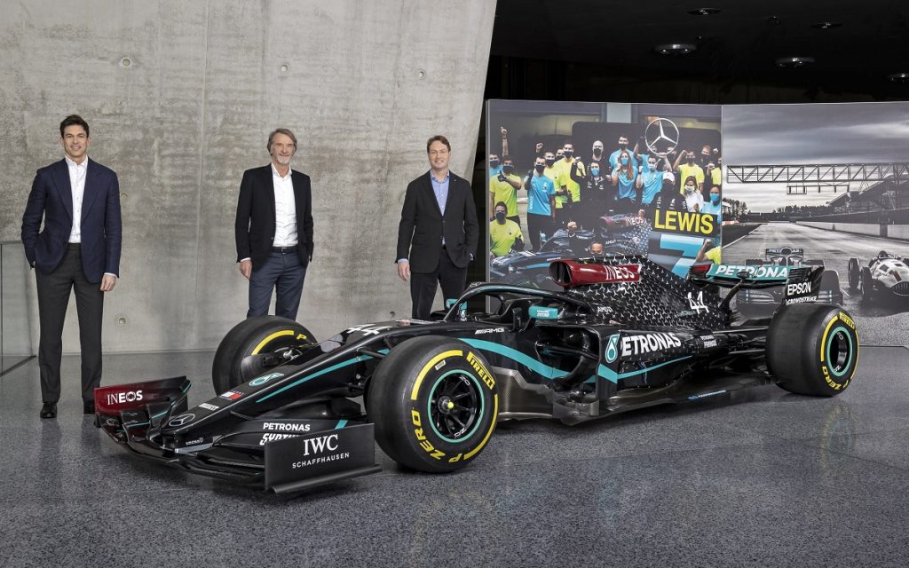 Imagen del Mercedes AMG Formula 1 Ineos