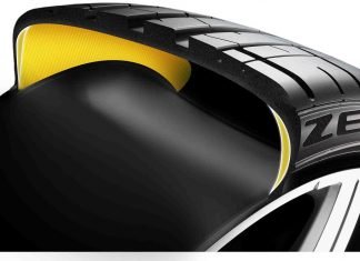 Runflat: 20 años del neumático que no ‘pincha’ Imagen seccionada de un neumático Pirelli Run Flat