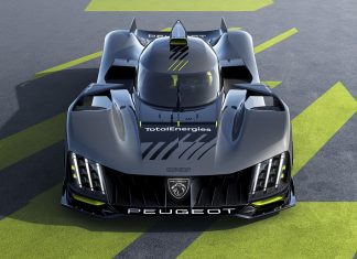 Peugeot Hypercar 9X8: ¿El campeón del mañana? Imagen frontal del Peugeot 9X8 Hypercar