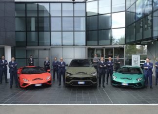 Por qué a estos Lamborghini… les ha salido bigote Presentación del Lamborghini Movember