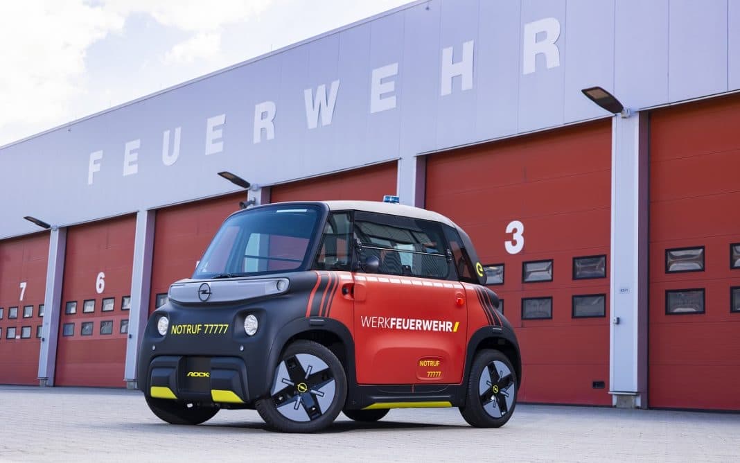 Coche Opel Rock-e de bomberos