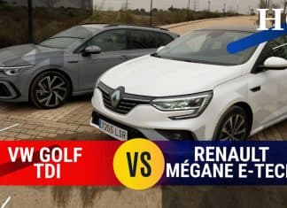 Vídeo: ¿Es mejor un diésel -Golf TDI- o un híbrido -Mégane E-Tech-? imagen comparativa VW Golf Renault Mégane