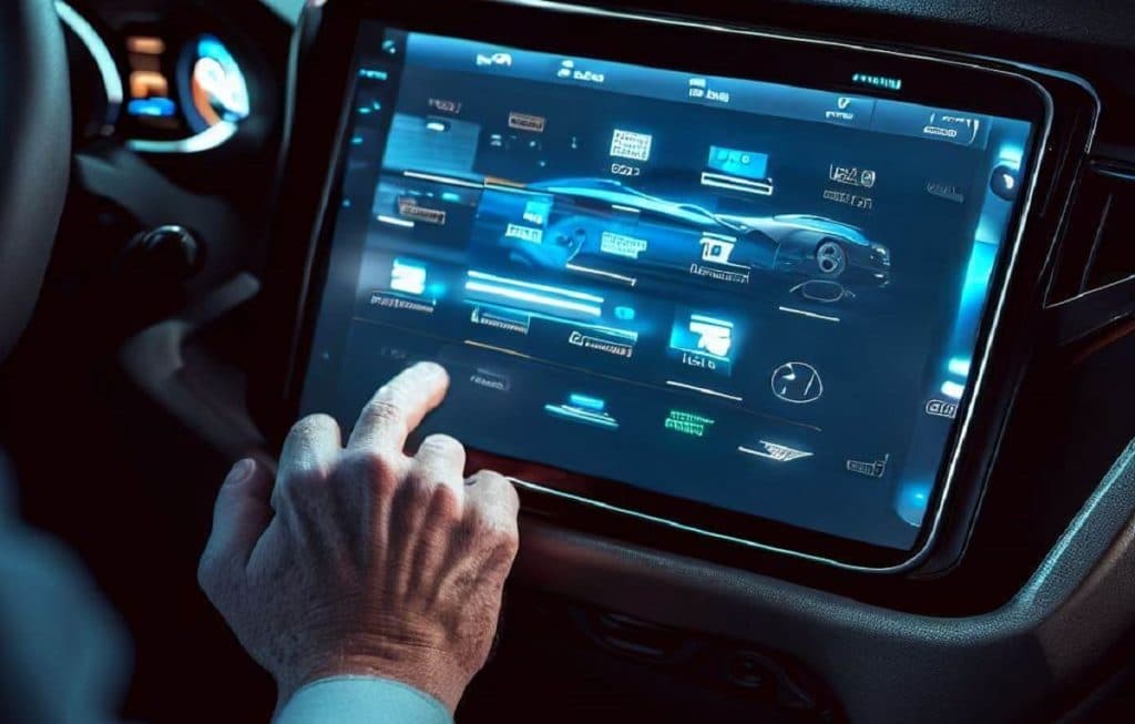 Sistema multimedia de un Ford imaginario