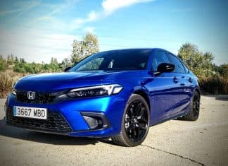 CarLab: Honda Civic e:HEV, ¿El mejor híbrido del momento? Imagen Honda Civic Tres cuartos delantero