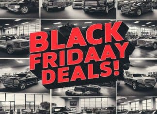 Black Friday: Así lo celebran las marcas… y así debes comprar tú de forma cibersegura Imagen de un cartel que anuncia coches rebajados por el Black Friday