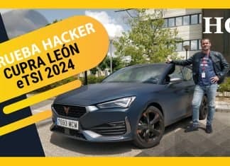 Prueba Hacker: Carlos Sahuquillo y los secretos tecnológicos del Cupra León eTSI Imagen de la prueba hacker Carlos Sahuquillo y el Cupra León