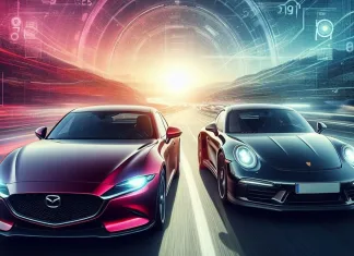 ¿Se toman Porsche y Mazda la ciberseguridad en serio? Así lo reflejan en sus memorias anuales imagen de un Porsche y un Mazda en la carretera