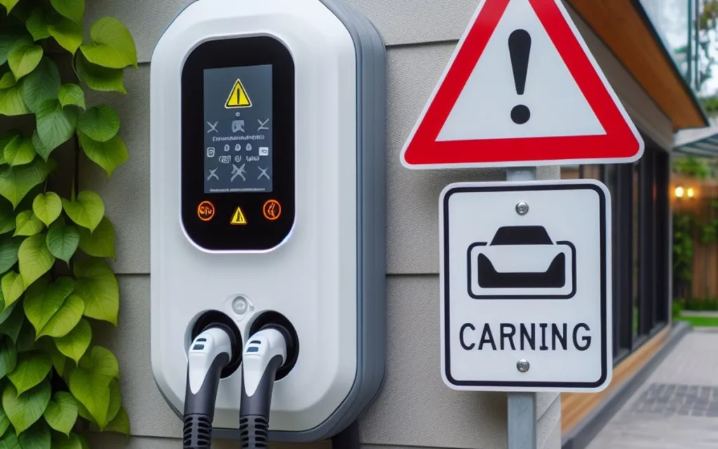 Imagen de un cargador doméstico de tipo wallbox para coches
