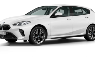 BMW 120d M Sport Design: El mejorado Serie 1 llega con oferta y cuotas de 290 euros al mes Imagen tres cuartos delantero BMW 120d modelo 2024