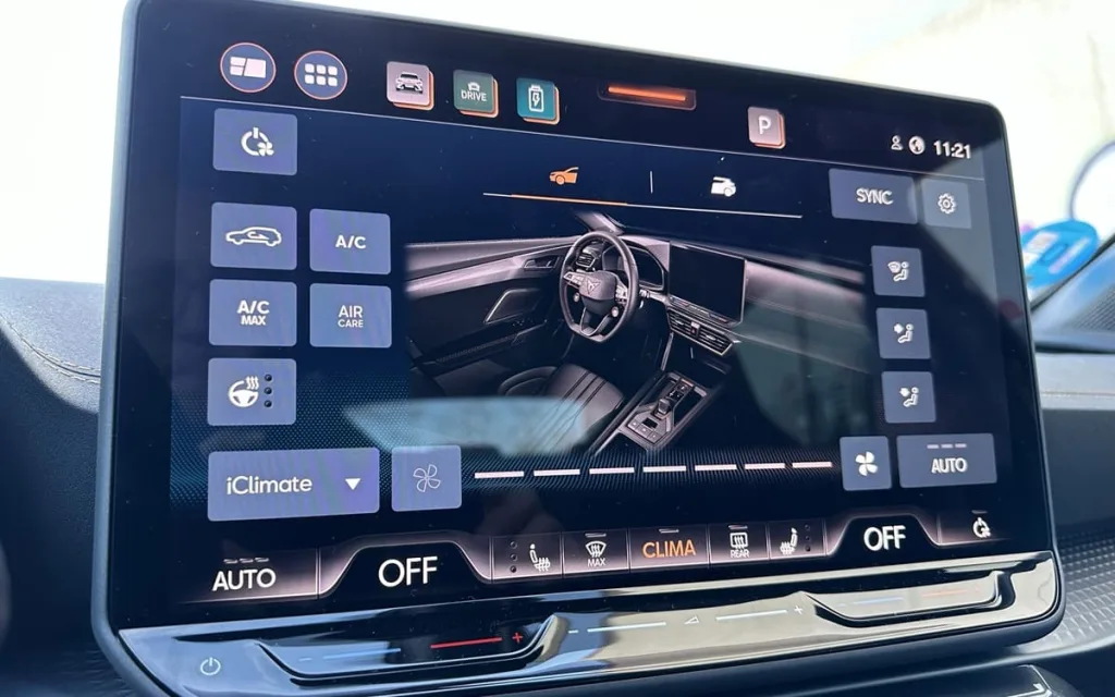 imagen sistema multimedia Cupra Formentor