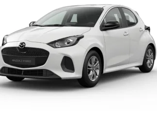Por solo 100€/mes, este es el mejor híbrido japonés y urbano con consumos récord Imagen tres cuartos delantero Mazda 2 híbrido