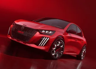 Peugeot recupera las siglas GTI… pero ya no volverán a ser lo mismo Imagen nuevo Peugeot e208 GTI rojo tres cuartos delantero