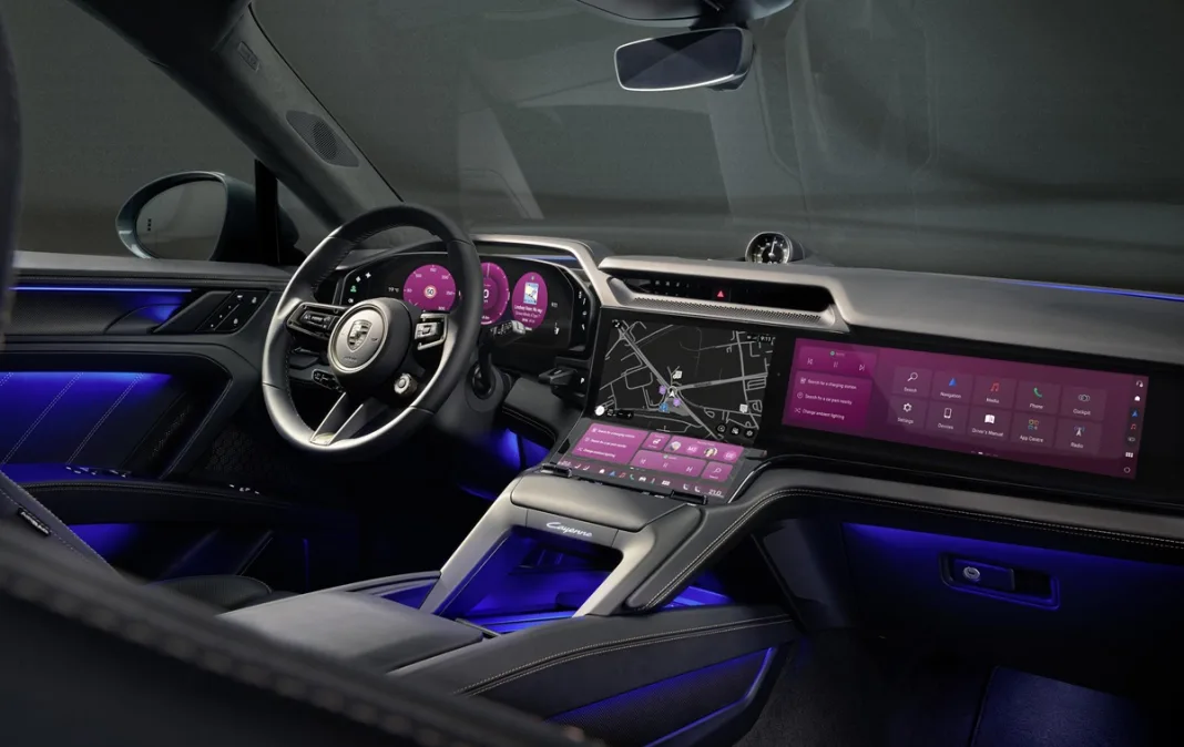 Interior del nuevo Porsche Cayenne 2026