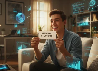 ¿Puede ayudarte el ‘Big Data’ a ganar el próximo sorteo de lotería de Navidad? Imagen de persona que gana la lotería