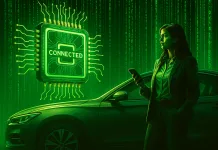 ¿Por qué es importante cuidar la ciberseguridad de los chips que llevan los vehículos? Imagen de un vehículo que dispone de un chip encima