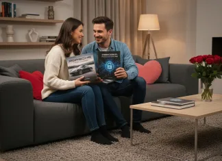 TOP 11 de los mejores libros para regalar en San Valentín a un amante del automóvil y la ciberseguridad Pareja se intercambia regalos de San Valentín