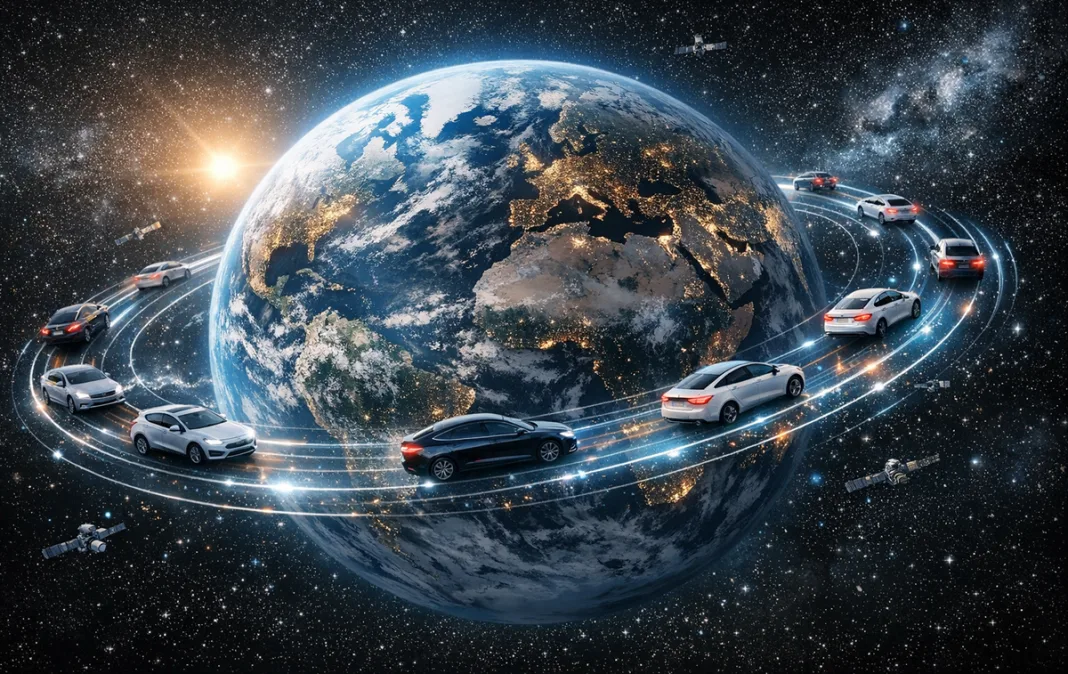 Imagen de un mundo de vehículos conectados