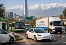 ¿Ha cambiado Chile los planes de la electrificación de su movilidad para 2030? Imagen que refleja la movilidad eléctrica en Chile