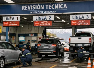 Chile cambia los plazos para las revisiones técnicas de los autos nuevos Imagen de un centro de inspección de vehículos