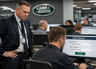 Un año después del mayor ciberataque de su historia, JLR obliga a 30.000 de sus empleados a hacer esto Imagen de un trabajador de JLR