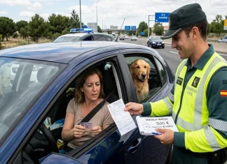 ¿Sueles llevar a tu perro suelto en el coche? Esta es la gran multa a la que te enfrentas