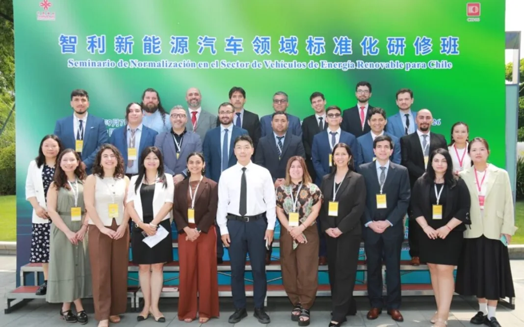 Foto delegación de Chile en visita a China
