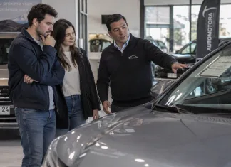 Así es la nueva forma de adquirir un auto usado en Chile -y donde la ciberseguridad tiene mucho que decir- Imagen de un concesionario de vehículos en Chile